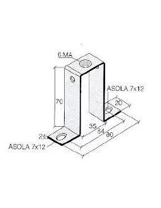 ACI121218 FLAT U-JOINTS ST.H70